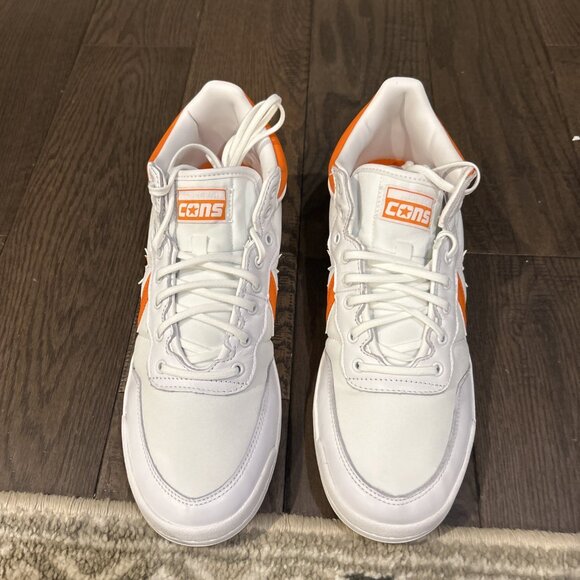 Converse Fastbreak Pro Mid Sneakers Men's Size 11 White/ Orange A09185C - Picture 4 of 7